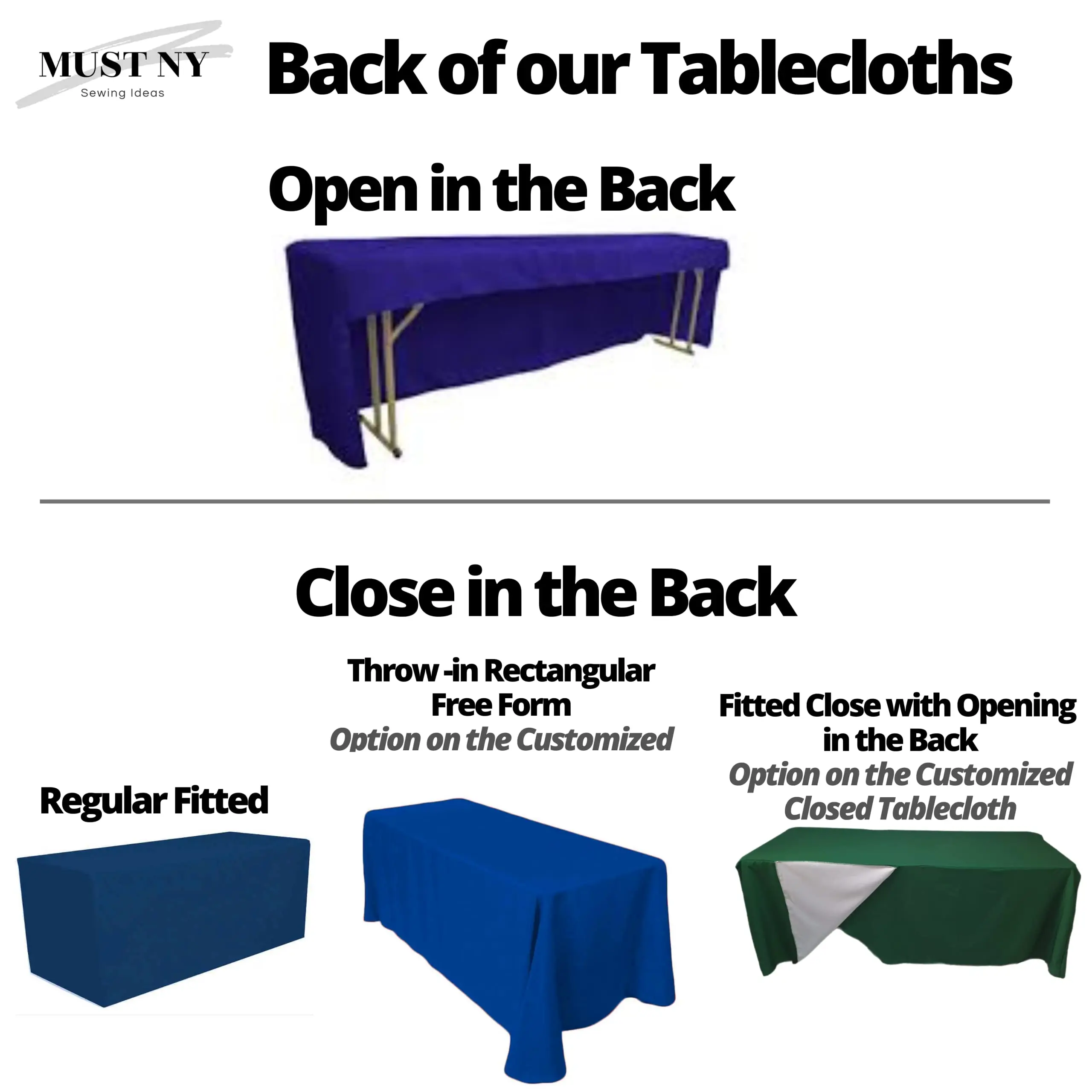 Custom design washable advertising Stretch Tablecloth 6 Feet Rectangle Spandex Table Cover for Business Events