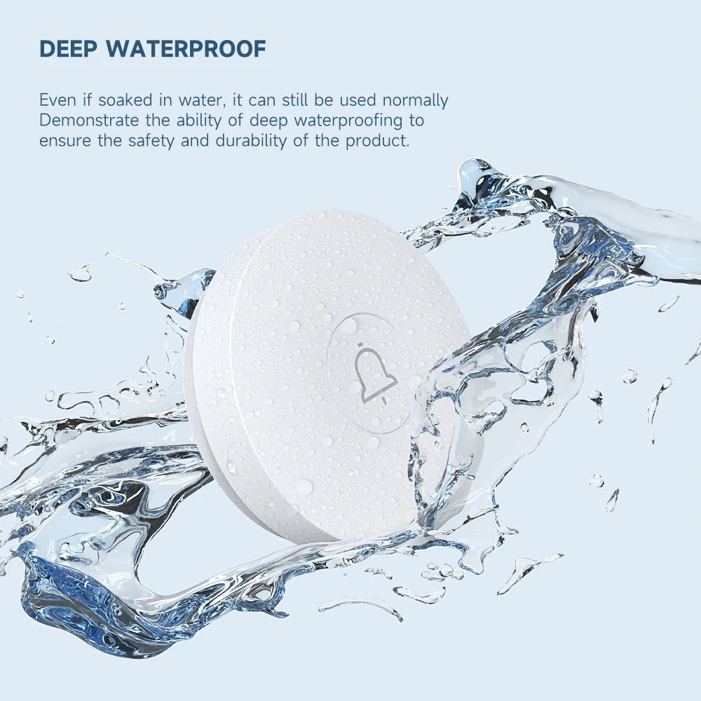 Electronic  Mini Wireless Intelligent Ring Smart Wireless Doorbell Door Bell For Home