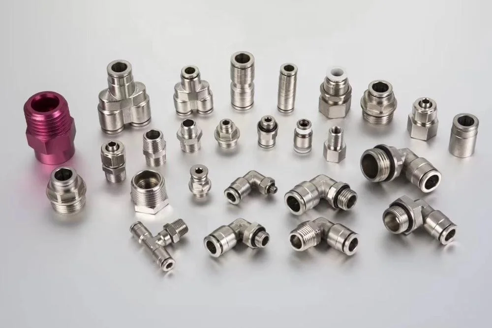 PXG series  pneumatic air connector 5 way quick connecting tube fitting