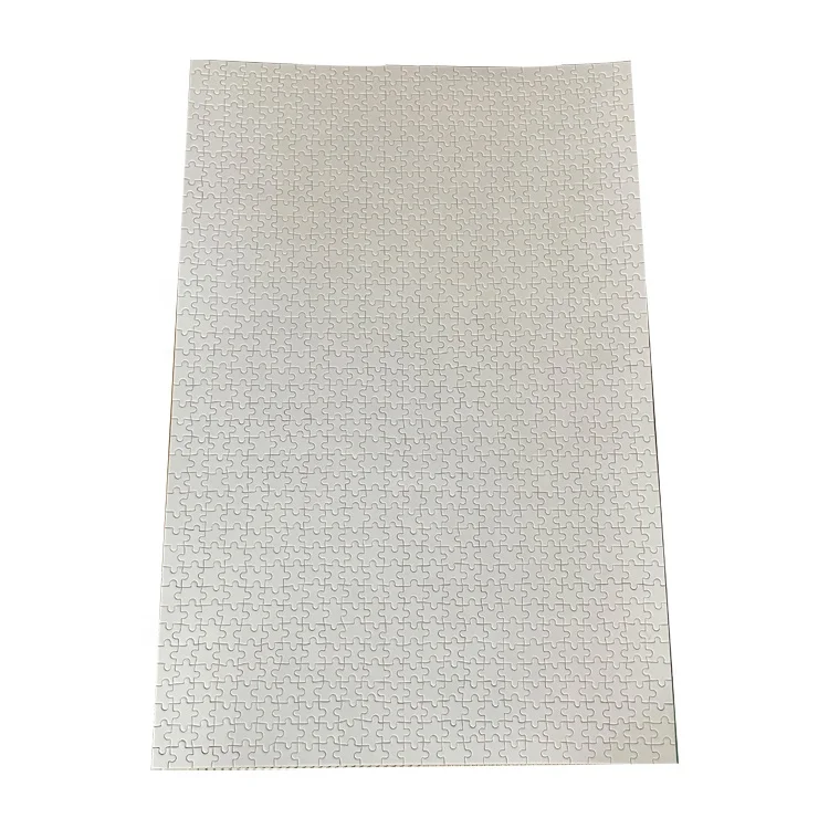 Manufacturer Customizable Sublimation Blank Diy Jigsaw Puzzles Sublimation Hardboard Puzzle