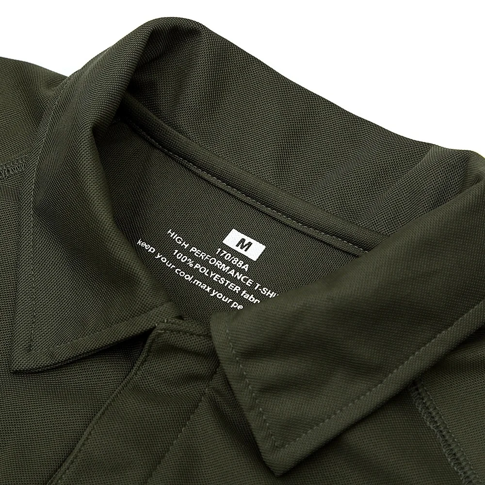 Wholesale Short Sleeve T-Shirt T Shirt Camouflage Outdoor Shooting Quick Dry Black Mens Tactical Polo Shirts