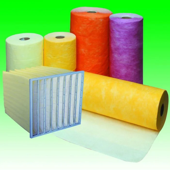 Fiberglass Dust Collector Bag Purifier F5 F6 F7 F8 F9 Vent synthetic fiber air conditioning pocket filter media roll for ahu
