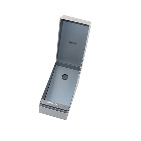 Custom spot UV Logo luxury Flip Lid Rigid boxes Paper boxes Gift box for Massage device Beauty device Electronic product