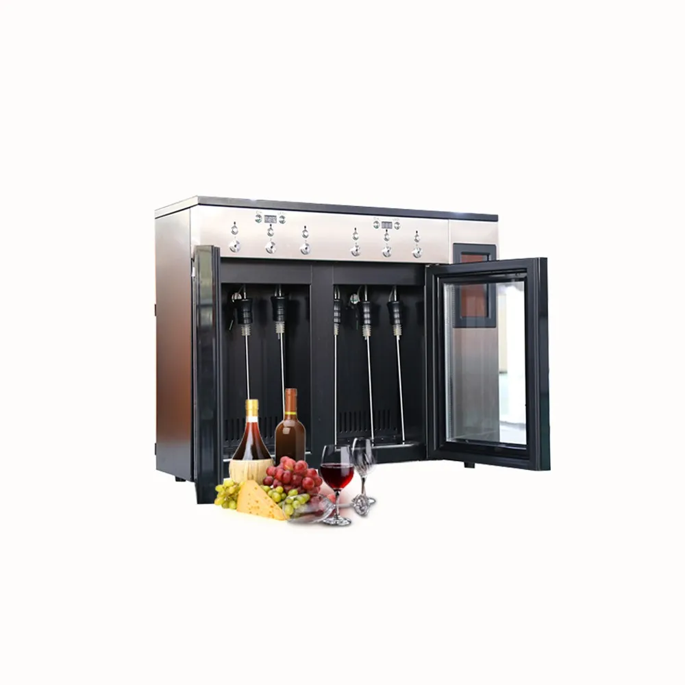 wine dispenser for 6 bottles wine dispenser vending machine