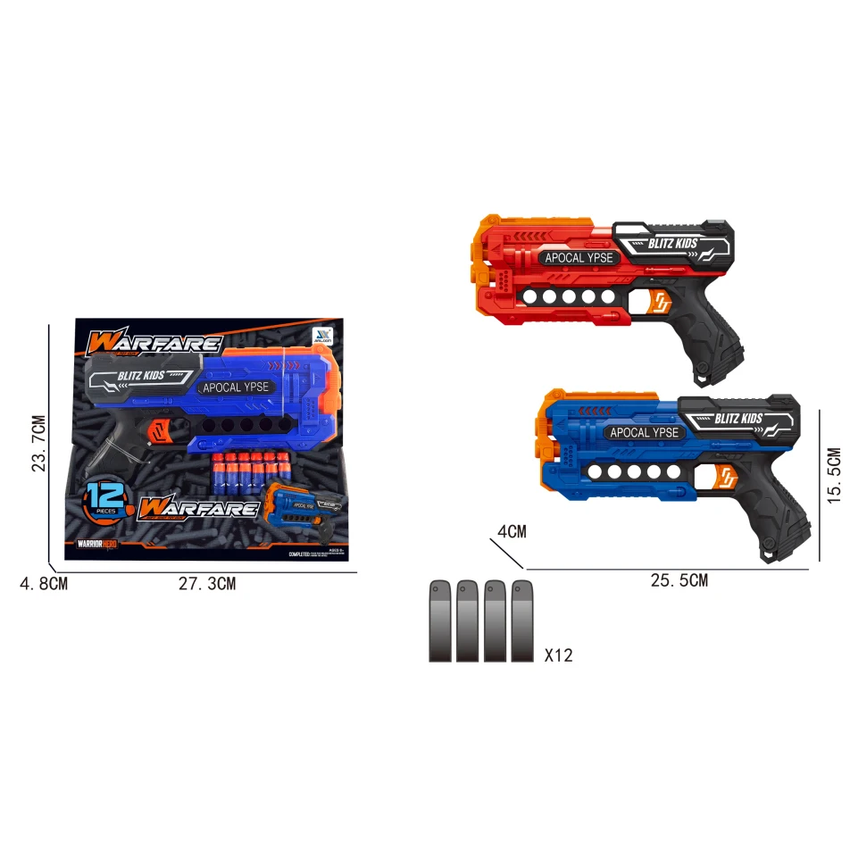 High Quality Gun Soft Bullet Shooting Game Toy Soft Bullet Gun For Boys