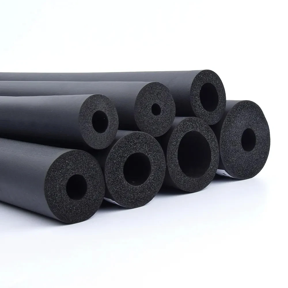 Funas custom size copper insulated copper tube 3m air conditioning rubber insulation tube for copper pipe3/4x3/4