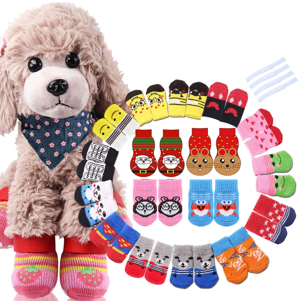 CustomCustomized Logo Fashion Anti-Slip Soft Outdoor Pet Dog Sockspet clothes