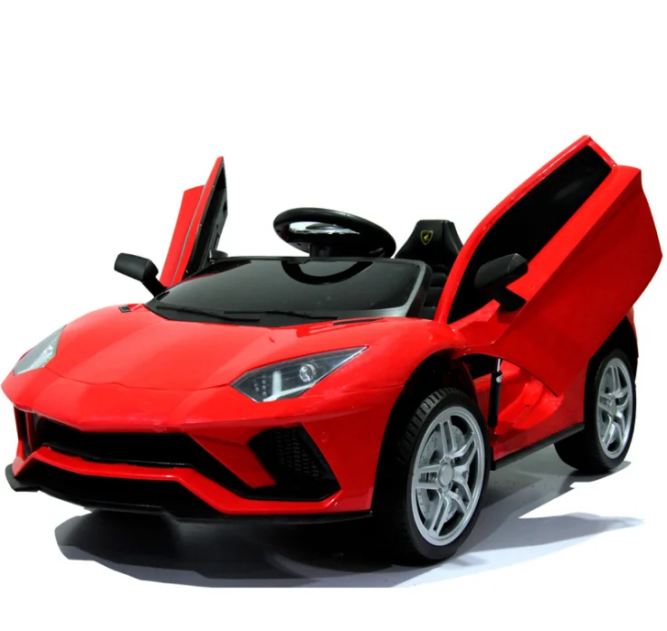 Unisex 2-Seat Kids Electric Car Cool Design Drive Battery Operated Ride-on Toy with MP3 Function Plastic Material for Boys Girls