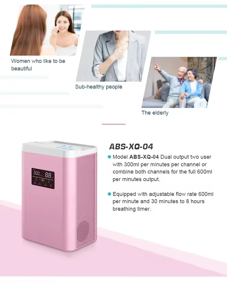 Factory Hydrogen Making Machine Healthcare Product Oxyhydrogen Portable Molecular Hydrogen Gas Inhalation Machine