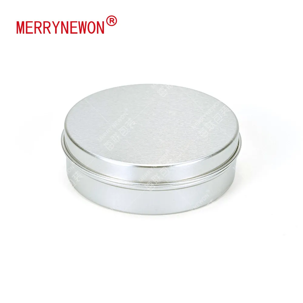 
120g/ml spice aluminum metal tin box candy cream jar cosmetic packaging pomade jar 