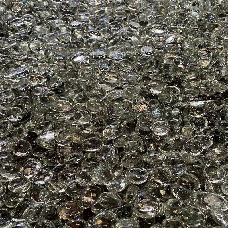 Mini Glass Gemstone Mixed Color Mancala Stone Flat bottom marble beads for home decorative arts craft vase fillers