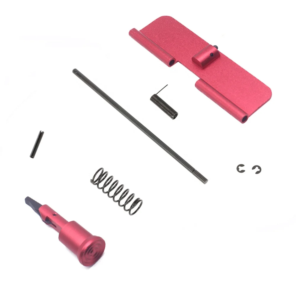 
AR15 Upper parts Completion Kit Ejection Port Dust Cover and forward assist Assembly set for AR15 Red accessories 