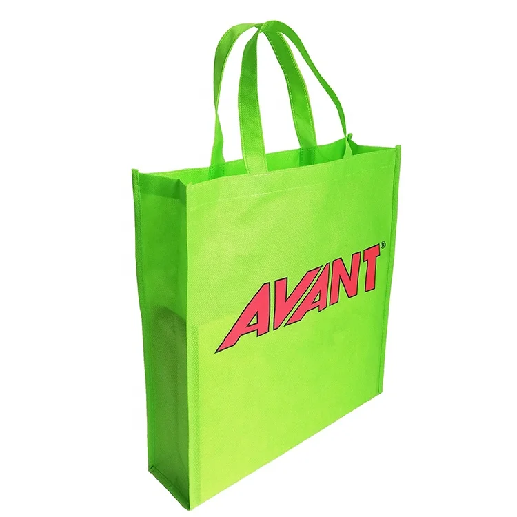 OEM Factory Custom Printed Non Woven Grocery Shopping Tote Bags Eco Friendly Packaging