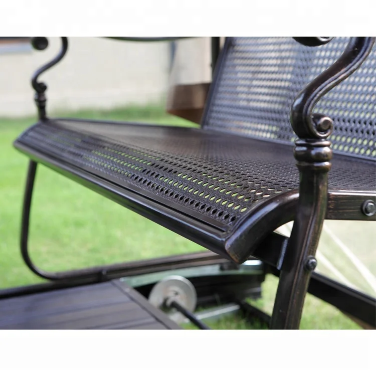 4 seats outdoor patio leisure style swing chair glider rocking swingLeisure