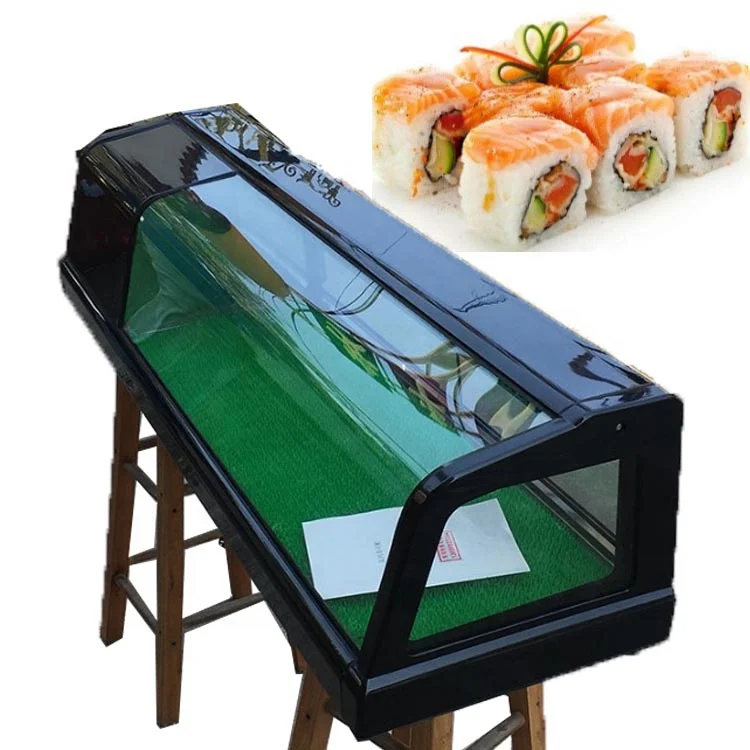 1200 mm sushi showcase sushi food display fridge CE certificate approved sushi display case