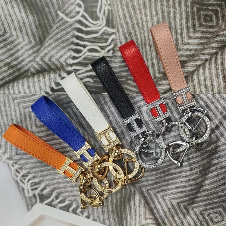 customise keychain zinc alloy diy pendant leather keychain photo leather belt metal shoes bag accessories buckle