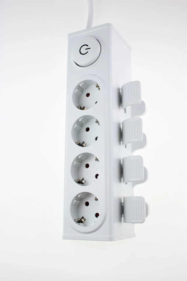 Extension Socket 4 Way On/Off Multiple Power Strip usb Socket