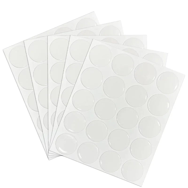 Epoxy Stickers 1 inch Round Clear Epoxy Resin for Bottle Cap Pendants Or DIY Crafts 1000 Pieces