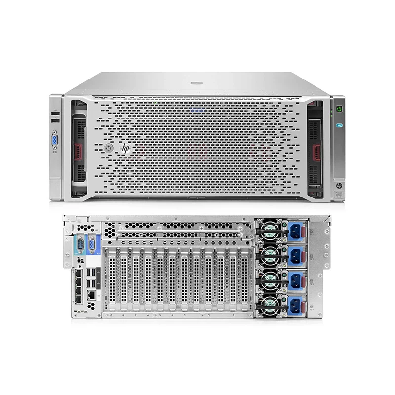 Used HPE DL580 Gen8 Proliant 4U 10 LFF Hard Drive PC Computer Intel Xeon CPU Storage Rack Server