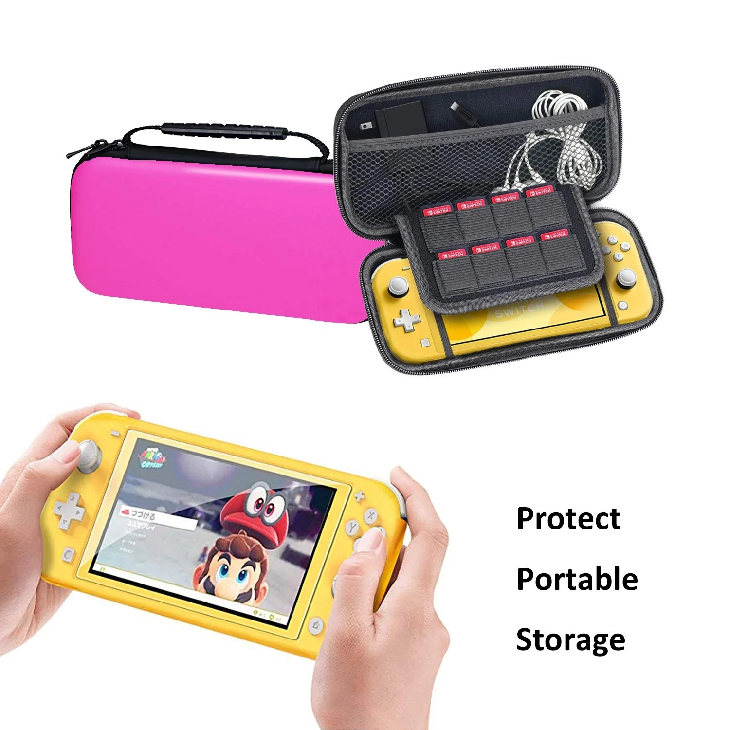 Special Purpose Hard Shell EVA Video Game Case for Nintendo Switch LITE Games Console Accessories Carrying Pouch