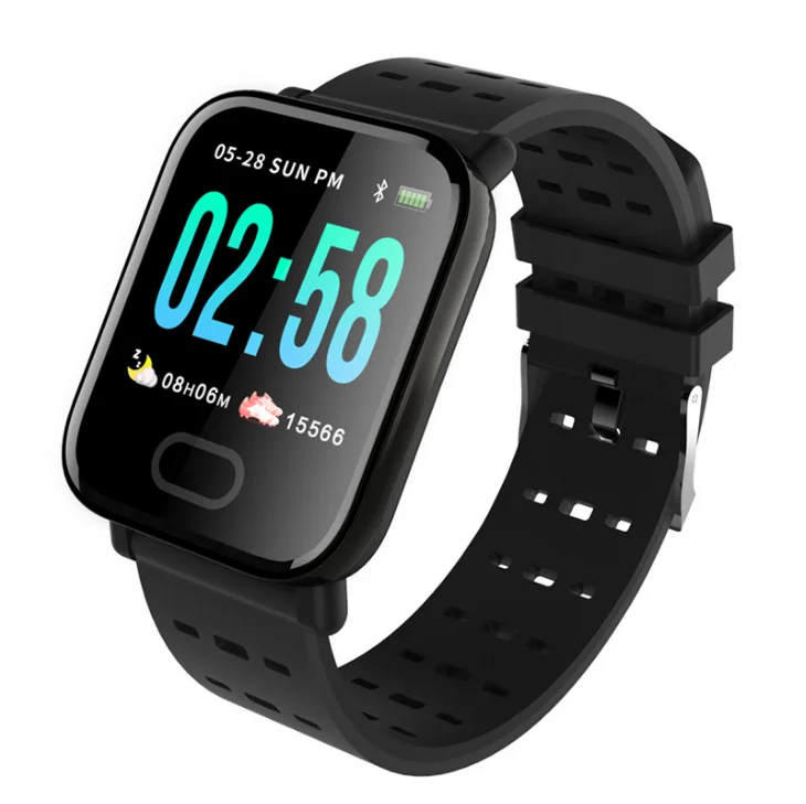 Горячая Распродажа A6 Смарт часы с монитором сердечного ритма, фитнес-трекер приборы для измерения артериального давления умные часы водонепроницаемый для XIAOMI HUAWEI SAMSUNG