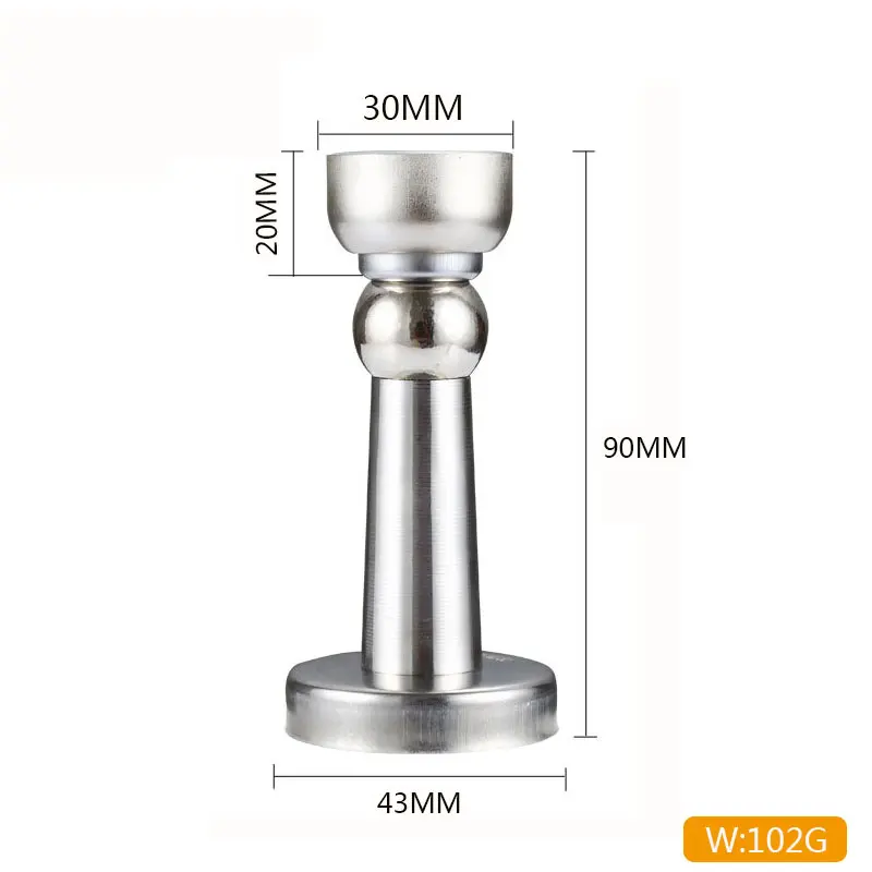 Door Suction Catch Invisible Anti-collision Stainless Steel Magnetic Floor Door stopper