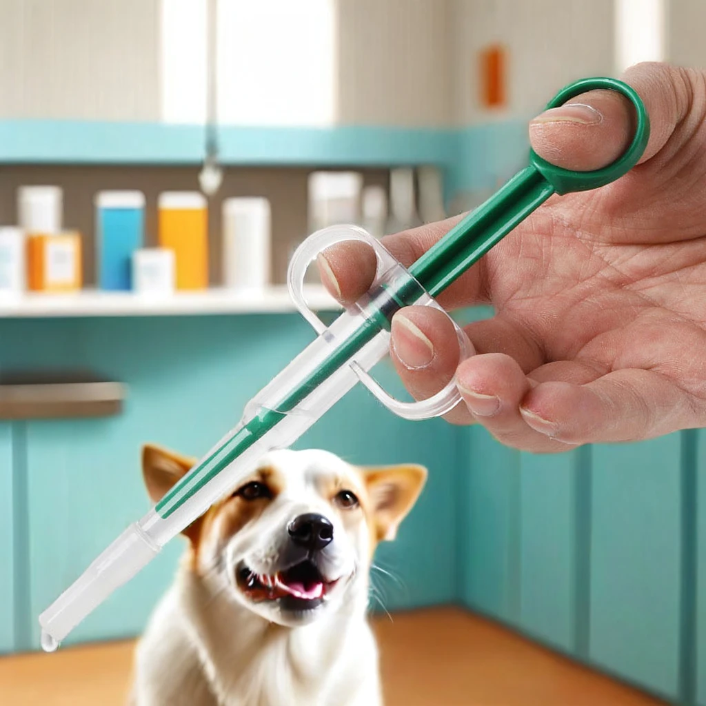 Xianchanpets Fast Auxiliary Pet Feeder Syringe Type Pill Medicine Dispenser Dogs Cats Made PP Convenient Water Administration