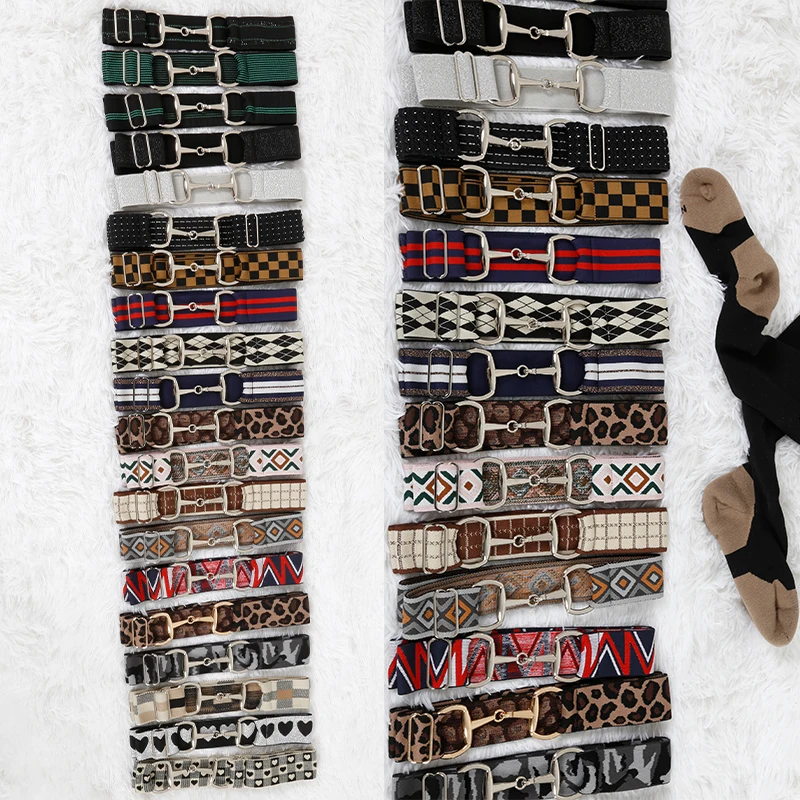 KY B09 Outdoor equestrian belt competition equipment advanced joker men and women belt high stretch fabric riding belt