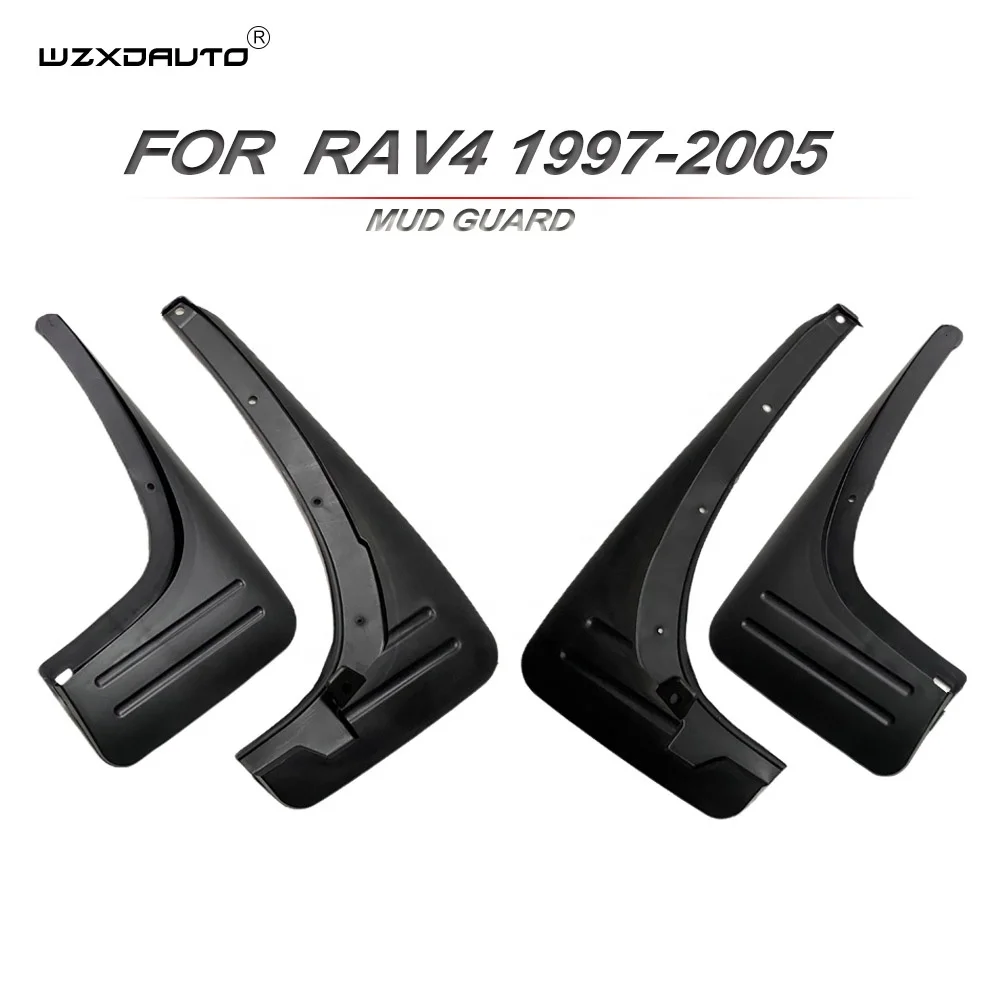 WZXD Hot Sale High Quality PE Engineering Plastic Mud flaps Fender For Toyota Rav4 1997-2005 Without Wheel Eyebrow