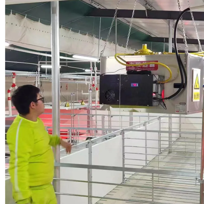 DAMLY Thermostatic Control Direct Fired Chicken House Air Heater for Poultry Farm