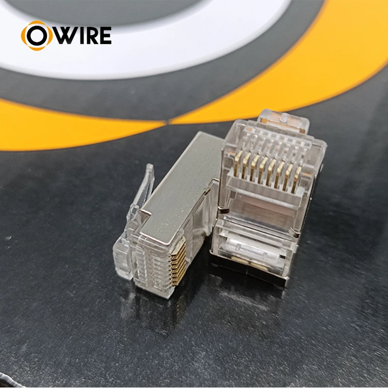  Лучший мини-разъем Cat6 Cat5 Rg45 металлический 8 Pin цена Ethernet Rj45