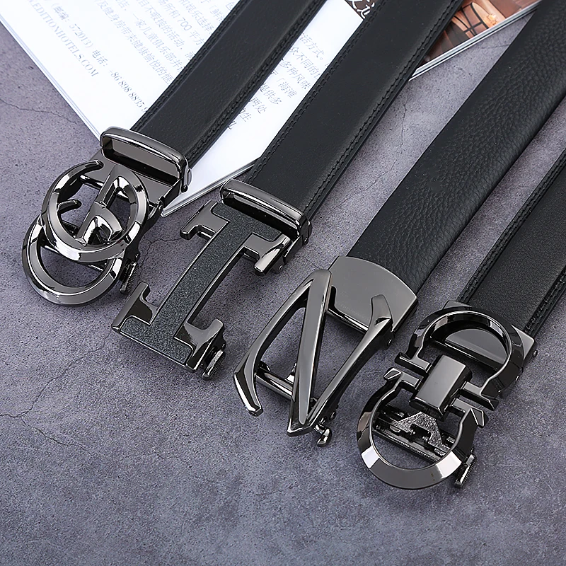 
 Кожаный ремень, возможна печать логотипа ratchet ремень фабрики мужской кожаный ремень  