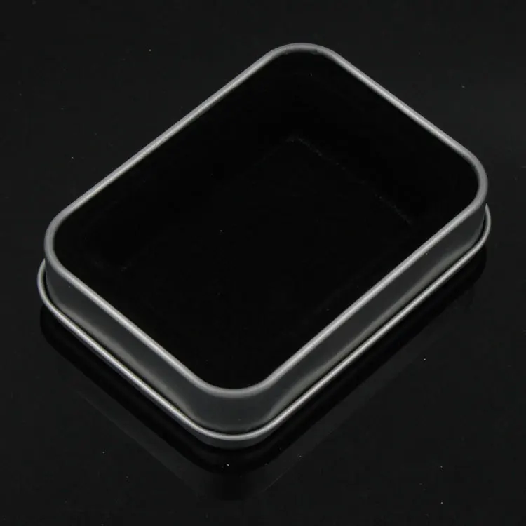 Cheap price custom logo T01 kerosene lighter tinplate gift box packing box Wholesale gold silver color metal box for lighter