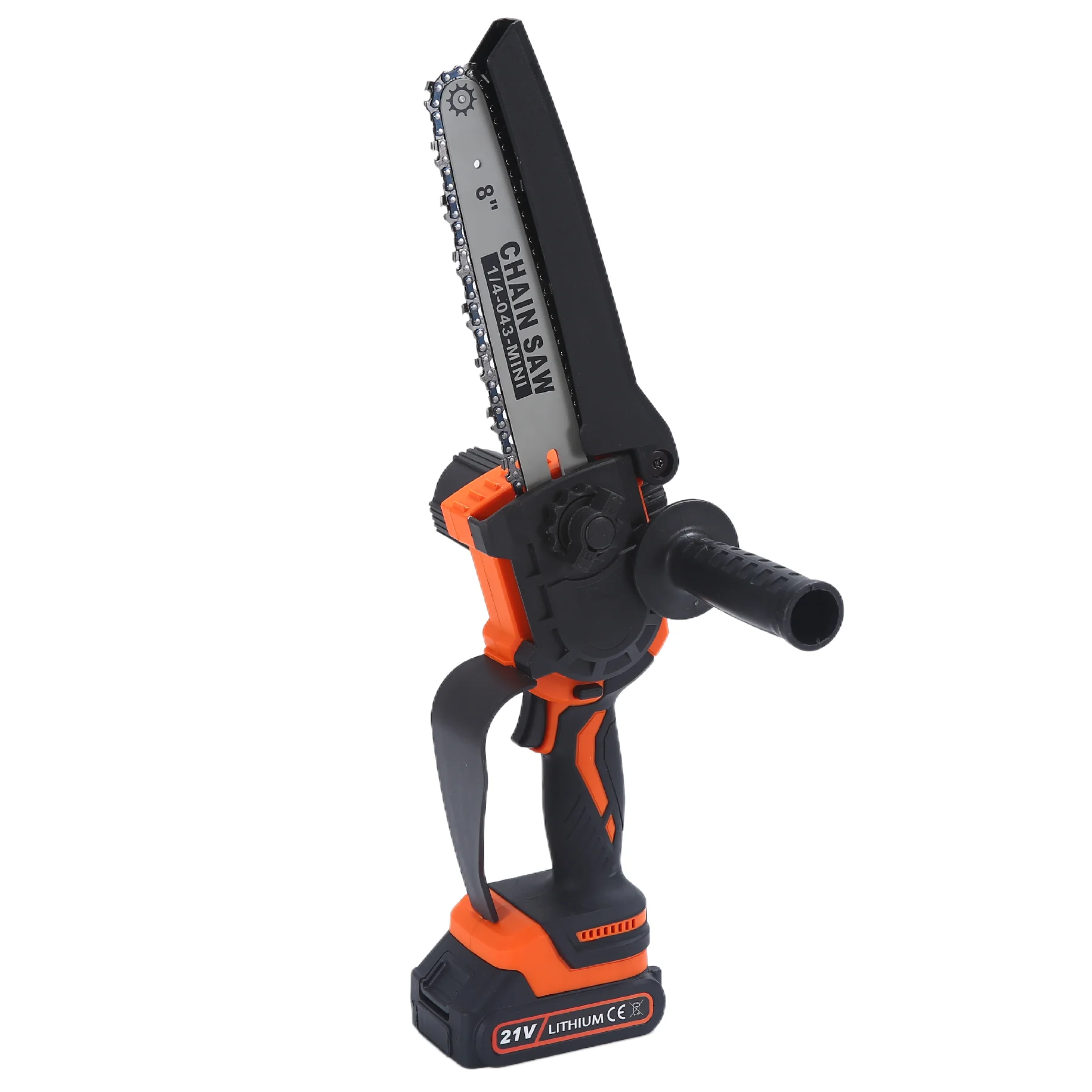 8 inch Cordless Brushless Auto Tension Chainsaw Purning Shears Chainsaw For Tree Trimming Wood Cutting