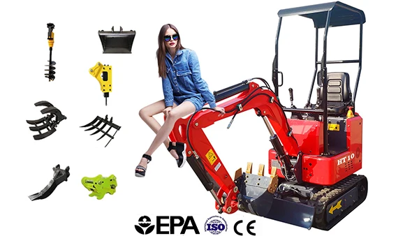 HT18  ht10 ht15 ht20 ht08 HighTop1.8Ton MiniExcavators 1 Ton,Minibagger 800 Kg With Ce Iso