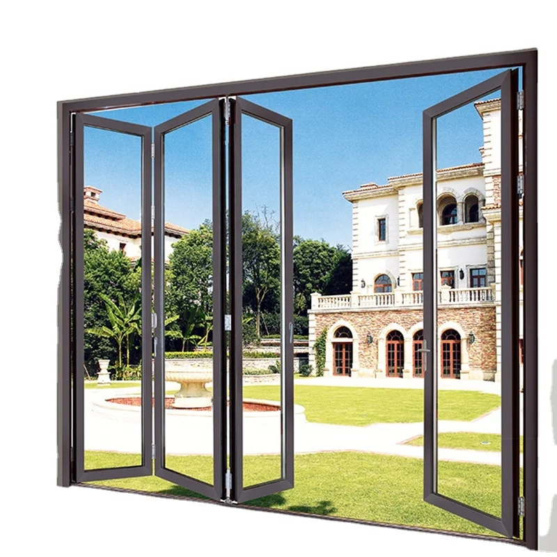 Bi-Folding Door For Houses Interior High Quality Folding Door Home Office OEM/ODM Custom