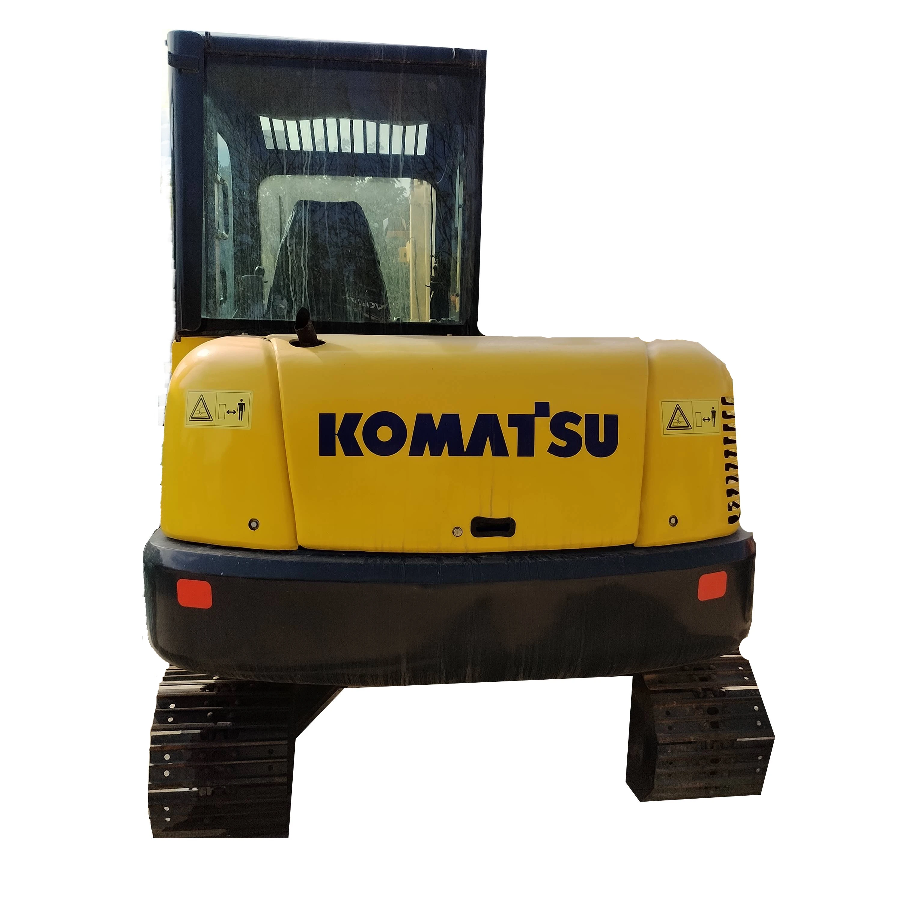 komatsu 56-7 used excavator yellow big huge new machinery second hand made in japan 100% cabin