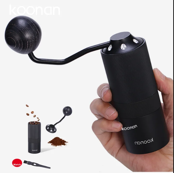 Mini Hand Crank Manual Coffee Grinder with Adjustable Setting