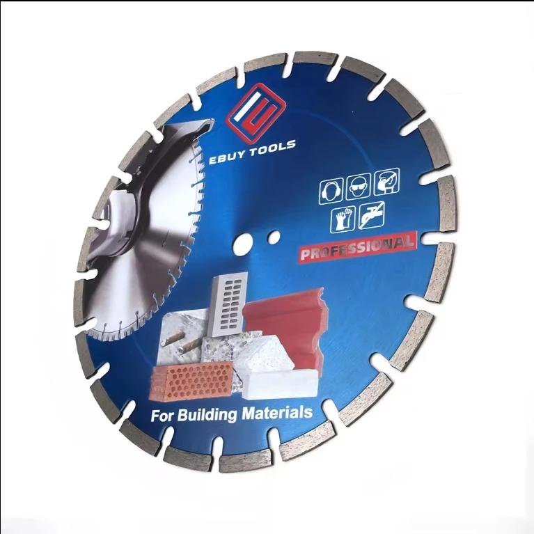 Incisive Cutting Bricks Stone Concrete Laser Welded Saw Blade With Superior Efficiency