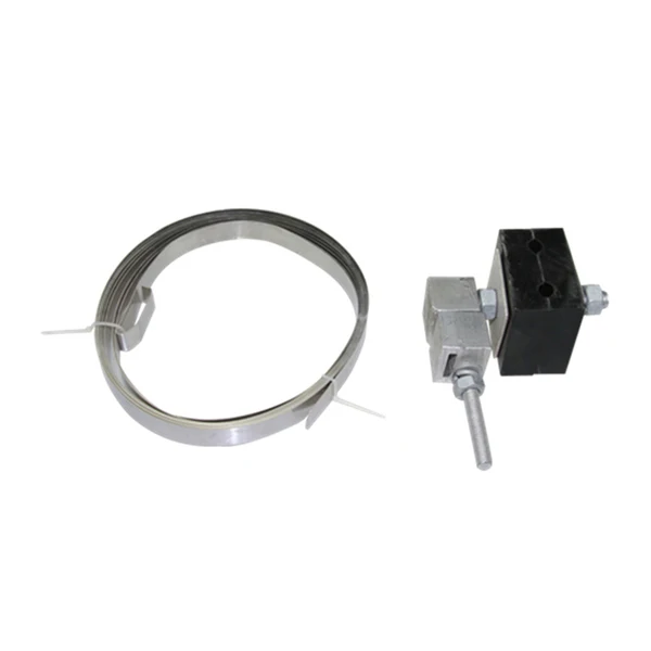 Electric Pole Fittings Down Lead Clamp For Adss Pole Power / Double Suspension Clamp Opgw Adss Cable