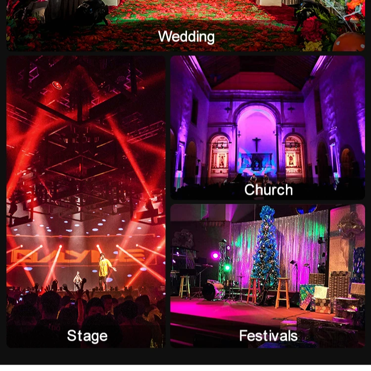 Fast delivery 8w 12w 18w 24w Dj party KTV wedding 36 leds par stage lighting led par light par36