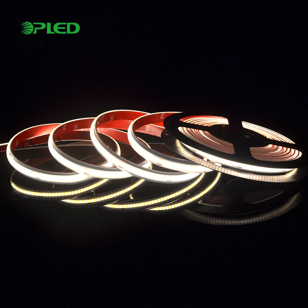 IP65 ip68 90cm 5V 12V 24V 5 metre 10m 50ft decorating outdoor guangdong usb sequential flexible rgb cob led strip lighting