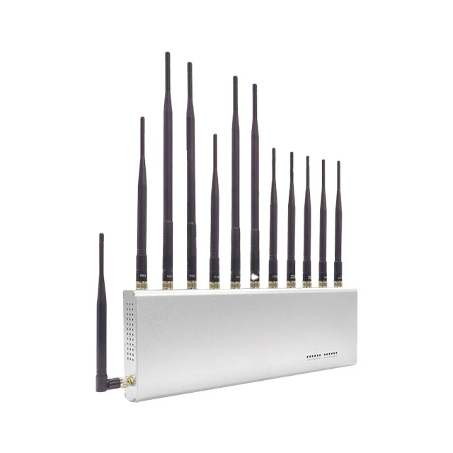 Stable performance 2345G wireless network gps 12 Band jammer
