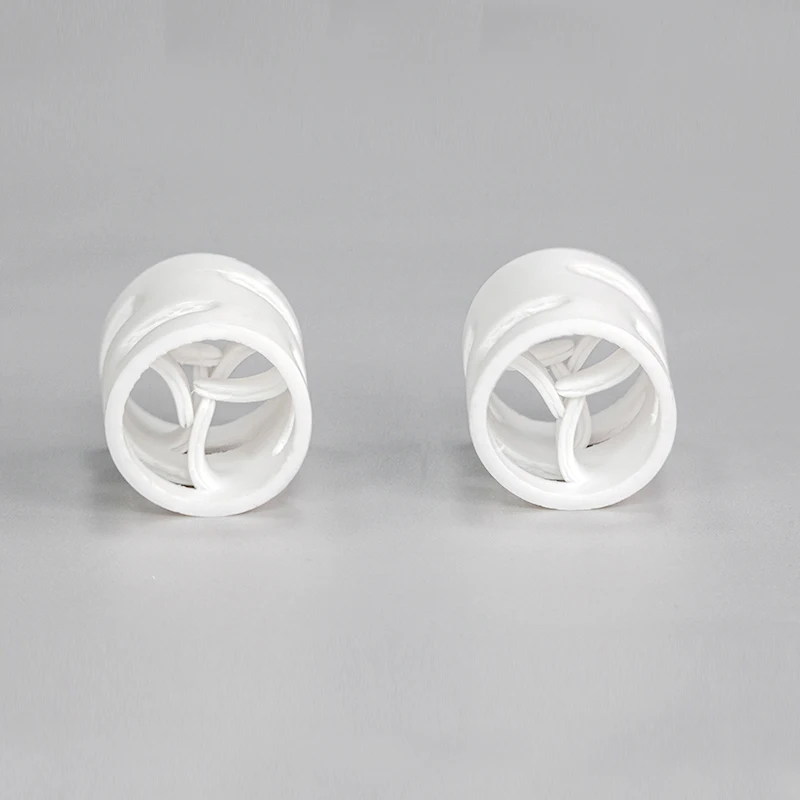 Plastic Random Tower Packing Filter Media 20mm 25mm 38mm 50mm 76mm PTFE Pall Ring