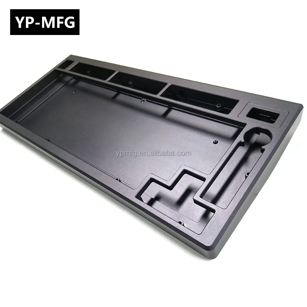 Custom Cnc Machining Aluminum Plate Keyboard Anodized Aluminium Mechanical Keyboard Case Parts