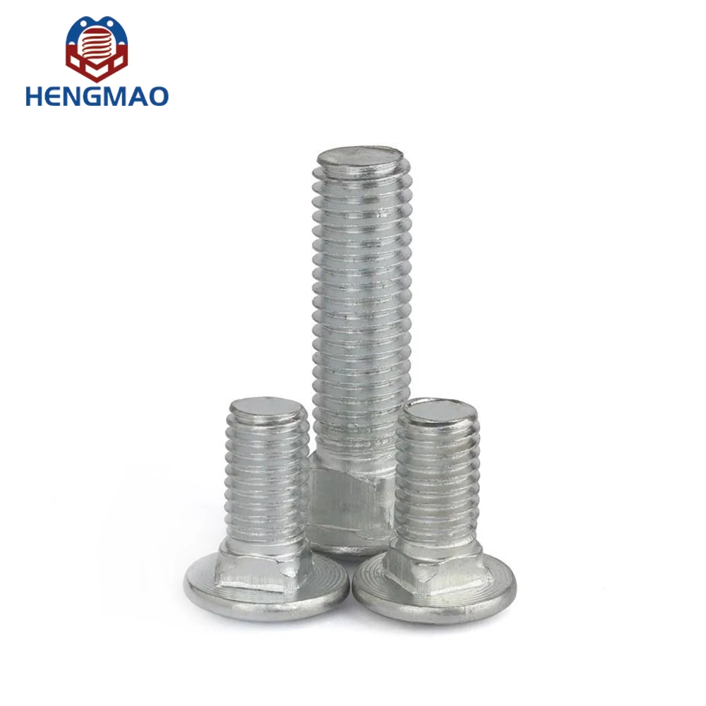 Square Neck Carriage Bolt Stainless Steel DIN603 Mushroom Head Square Neck Carriage Bolt