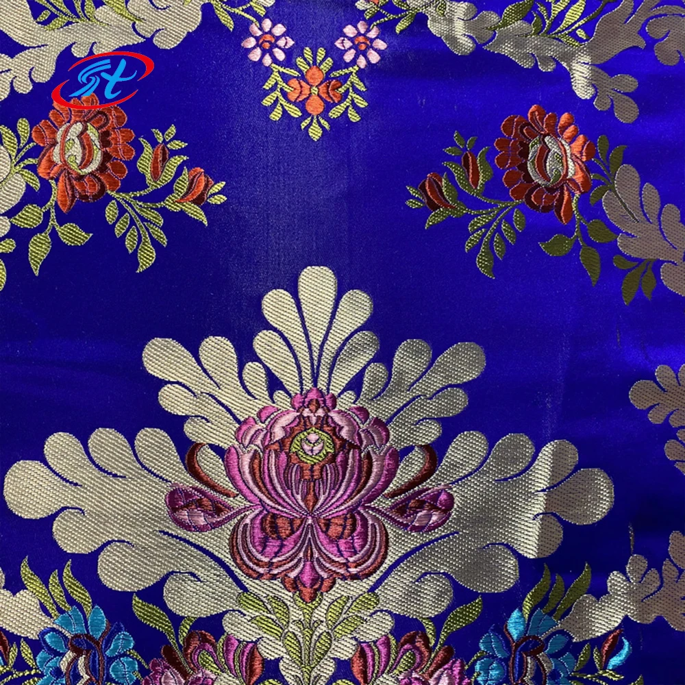 Hot Selling Wholesale Price Brocade Fabric Lace Jacquard Yarn Dyed Fabric for Dresses