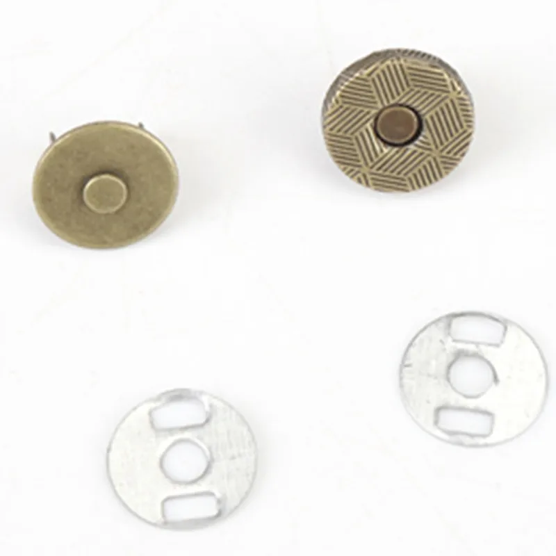 High Quality Thin Metal Magnetic Button For Women Bag 10mm Diameter In Bulk Price