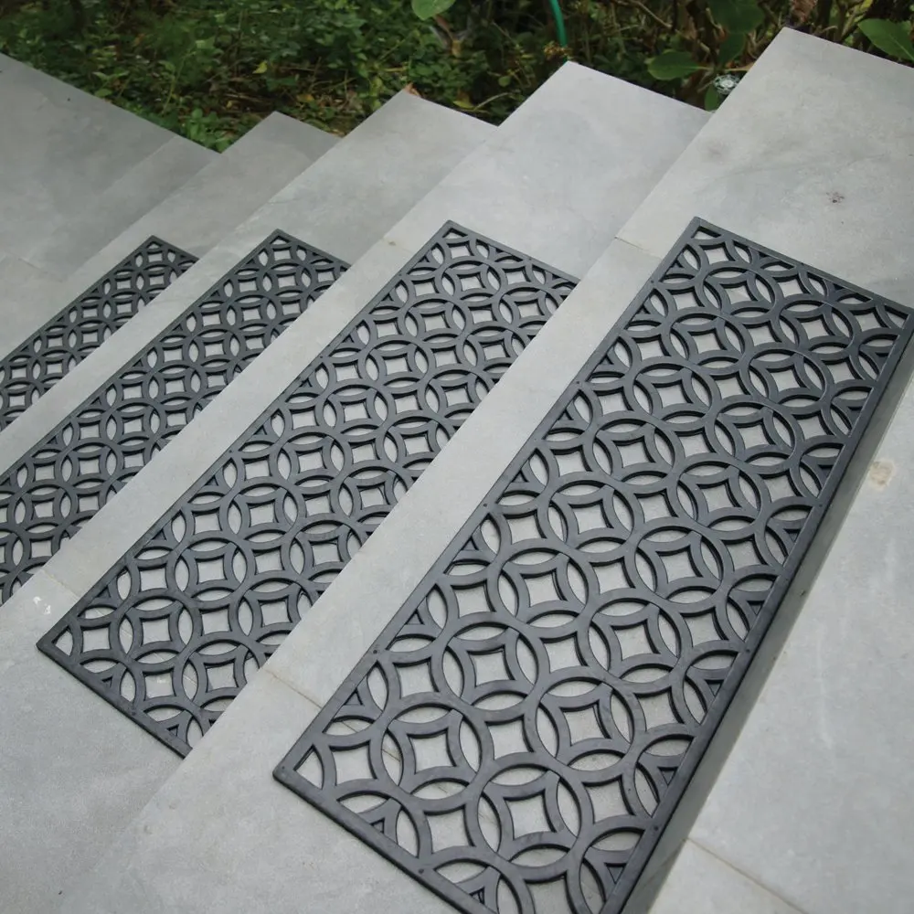 Outdoor Non Anti Slip Skid Resistant Safety Rubber Stair Treads
