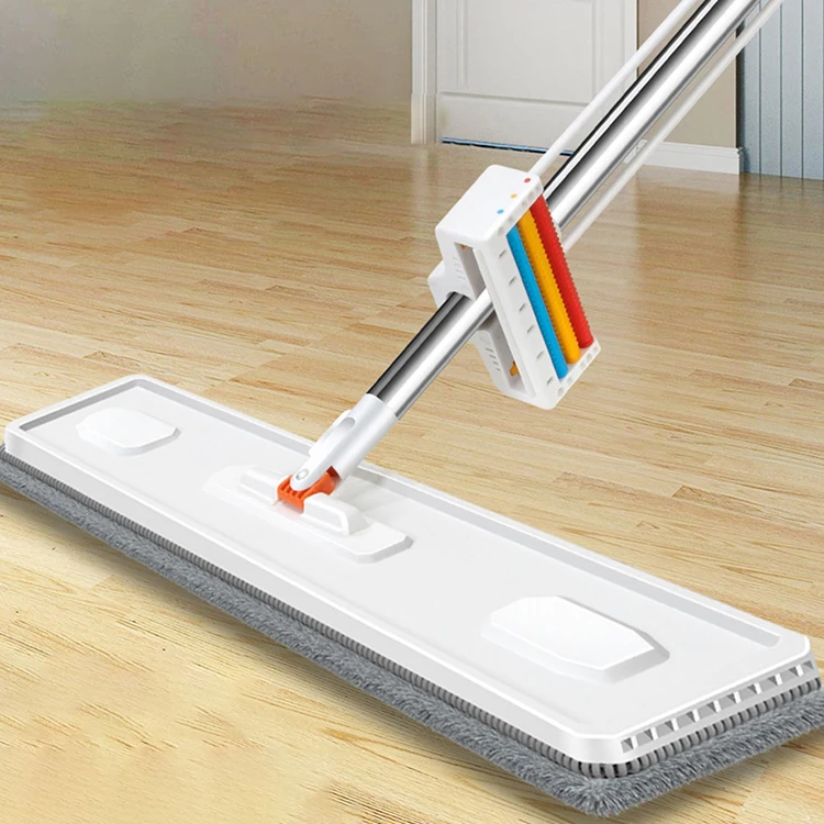 360 microfiber lazy stainless handle floor cleaning flat self mop free hand wash cleaning mop